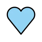 Blue Heart SVG Icon